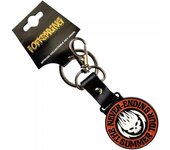 Llavero con correa de cuero de la gira The Offspring The Never Ending Summer One Size naranja/negro