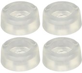 4 piezas de cojín para cama de costura, de PVC suave, elástico, transparente, con reducción de vibraciones para máquina de coser.