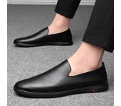Mocasines de moda en oferta para hombre, zapatos casuales de cuero genuino para hombre, zapatos de conducción cómodos para hombre, zapatillas ligeras de verano 2024. 38 gris