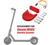 Espaciador de guardabarros de rueda de neumático de 10 pulgadas para patinete eléctrico, espaciador de soporte, soporte de guardabarros de rueda trasera negro