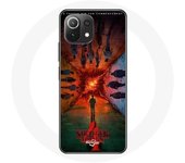 Coque pour Xiaomi Mi 11 Lite Stranger Things Saison 4 Affiche Equipages de la Nouvelle Théorie