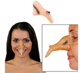 Divertida Nariz de Bruja de Halloween Fácil de Usar Cómoda Mano de Obra Fina Nariz Falsa para Disfraces de Cosplay D