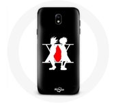 Coque pour Samsung Galaxy S5 Hunter x Hunter Manga Logo Fond Noir
