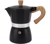 Cafetera Moka Octogonal de Aluminio Clásica Portátil para Hacer Café Manual Moka Pot para Acampar White