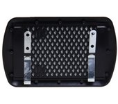 Espejo parasol para coche, espejo cosmético portátil para coche, espejo parasol, espejo de maquillaje para automóvil negro