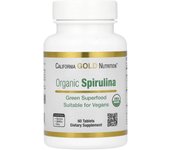 California Gold Nutrition, Organic Spirulina, 1,500 mg, 60 Tablets (500 mg per tablet)