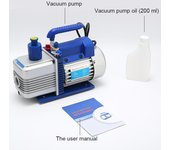 Bomba de vacío integrada de mano con refrigerante de mantenimiento de aire acondicionado de pieza rotacional US Plug varios colores