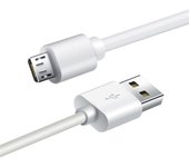 Cable Micro USB 2A cargador rápido Cable de datos USB Cable de carga de teléfono móvil para Samsung Xiaomi Huawei 1m/2m/3m/5m 100cm blanco