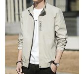 Cazadora Bomber para hombre, prendas de vestir informales para hombre, abrigos cortavientos militares, chaquetas de béisbol ajustadas con cuello levantado, ropa M caqui