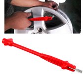 Herramienta extractora de vástago de válvula de neumático de metal con núcleo de válvula Herramienta para instalación, extracción y reparación de válvulas de neumáticos de automóviles