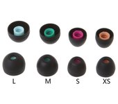 4 pares (XS/S/M/L) almohadillas de silicona suave para auriculares traje para 90% auriculares internos accesorios de cubierta para auriculares Sony