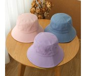 Sombrero de pescador grande de algodón transpirable para hombre y mujer, informal, de otoño y verano, de talla grande, color sólido, estilo Bob, Panamá M 54-57cm caqui