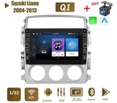 8 pulgadas para Suzuki Liana 2004-2013 con botón perilla Android Car Radio reproductor Multimedia navegador estéreo GPS 2 Din 1 + 32GB 1+32GB