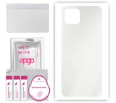 apgo MATTE Protective Skin Sticker for the back compatible with Oppo Reno4 Z 5G, Wrap Film, Hydrogel Film, Flexible, Soft TPU with positioning layer e