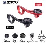 Soporte de montaje para ordenador de bicicleta MTB, para Garmin/Cateye/Bryton, soporte de luz para cámara deportiva Style 1 negro