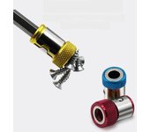 3 soportes magnéticos para puntas de destornillador, soporte para puntas de destornillador, anillo magnético eléctrico de aleación, magnetizador anticorrosión para puntas Phillips.