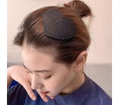 1 pieza de pegatinas para el cabello negras con forma de corazón y lazo, pinzas para el flequillo, postes de pasta mágica fijos, cinta mágica, accesorios para el cabello con flequillo para mujeres