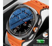 Reloj inteligente de moda 2025 para hombre, reloj inteligente Ultra con linterna, control del ritmo cardíaco y del sueño, llamadas por Bluetooth, IP67, resistente al agua, para deportes al aire libre, nuevo