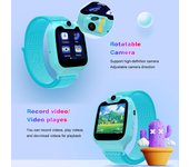 G9 2G Kids Smart Phone Watch Niños Smartwatch Despertador 16 Juegos de rompecabezas Cámara Música Video color rosa