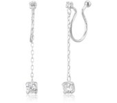 Pendientes Vendome de oro blanco K10 con diamantes y colgante GJBE0114 DI [Oficial] [VIH Aoyama]