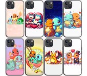 Funda B-70 de Pokémon para Redmi 10A, 10C, 12C, 13C, 9A, 9C, 9T, A3X, Note 10, 9, 9S, 10S, iPhone 11, 12, 13, 14, 15, 16, X, XS Pro Max, Mini, 7, 8 Plus, XR Redmi 12 cuero de búfalo