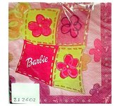 barbie Servilletas con logotipo de 2 capas (Paquete de 16) One Size amarillo/color rosa
