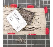 Juego de tapetes para bloquear tejidos, tapete de espuma gruesa con líneas de cuadrícula, tablero de bloqueo reutilizable de un solo lado para proyectos de crochet o tejido D