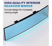 Espejo retrovisor gran angular que mejora su seguridad en la conducción Espejo interior resistente y de larga vida útil