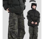 Pantalones vaqueros de color claro lavados de estilo urbano americano para hombre y mujer, de pierna recta, ligeramente acampanados, holgados y de pierna ancha, para otoño e invierno. S