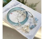 2 pulseras exquisitas con borlas de estilo chino para mujeres y niñas, pulseras versátiles de estilo antiguo, accesorios de joyería, regalos A4