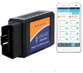 Herramienta de diagnóstico de coche OBD2, escáner Bluetooth ELM327 OBDII, herramienta de diagnóstico automático para Android ELM327 V2.1, lector de código OBD2