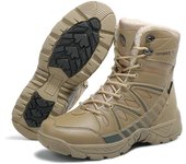 Nuevas botas militares al aire libre para hombres, zapatos de motocicleta de buena calidad, botas de nieve de invierno, zapatillas romanas, zapatos casuales cálidos para hombres, cómodos 40 negro