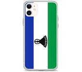 Coque pour iPhone - PIXELFORMA - iPhone 11 - Drapeau du Lesotho - Sopa de silicona - Design léger