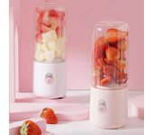 Batidora portátil, mini procesador de alimentos recargable por USB, exprimidor eléctrico, licuadora de mano, extractor de jugos, accesorios de cocina blanco