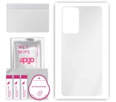apgo Adhesivo protector ultra transparente para la parte trasera compatible con Xiaomi Redmi Note 11 Pro Plus, película envolvente, película de hidrogel, TPU flexible y suave