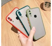 Funda protectora de cámara a prueba de golpes con tacto suave para Samsung Galaxy A10S, A10, A20, A20S, A30, A30S, A50, A50S, A70, A21S. Samsung A10S negro
