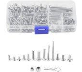 Kit de tornillos de acero inoxidable y metal para Traxxas Slash 4x4, piezas de coche, camión corto