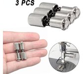 Prensatelas universales de 3 uds., tornillo de cambio rápido y fácil, dispositivo auxiliar de pies superiores para accesorios para máquinas de coser industriales 3pcs