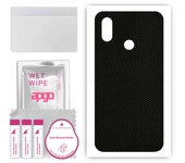 apgo Protective Skin Sticker for the back compatible with Xiaomi Mi 8, Wrap Film, Foil, Vinyl - Pattern Matrix