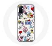 Coque pour Oppo A53 BTS Bangtan Sonyeondan BT21 Van Tata Chimmy Cooky Rj Koya Mang Et Shooky