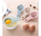 1 separador de yema de huevo, divisor de plástico, práctico utensilio doméstico para separar huevos, tamiz, herramienta para cocinar y hornear, accesorios de cocina