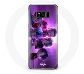 Coque pour Samsung Galaxy S8 BTS TinyTAN Animation Affiche RM Jin Suga J-Hope Jimin V Et Jungkook Mic Drop
