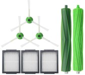 Filtro Hepa + Cepillo Lateral + rollo de cepillo para iRobot Roomba i7 E5 E6 Series Robot repuestos de aspiradora ciruela