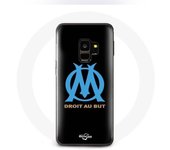 Coque pour Samsung Galaxy S9 plus Olympique de Marseille Fond Noir