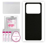 apgo Protective Skin Sticker for the back compatible with Xiaomi Mi  11 Ultra, Wrap Film, Foil, Vinyl - Pattern Matrix