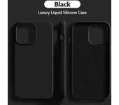 Funda de silicona líquida de lujo para iPhone 15, 14, 13, 12, 11, 15 Pro Max, X, XR, XS, 8, 14, 15 Plus, carcasa trasera a prueba de golpes For iPhone11 Pro Max
