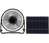 Mini ventilador portátil de 5,2 W alimentado por panel solar USB para ventilación de refrigeración al aire libre en el hogar