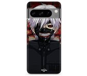 Coque - MANIACASE - Google Pixel 8a Pro - Souple - Noir - Anime Tokyo Ghoul Kaneki ken