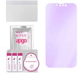 apgo Vidrio protector híbrido Anti-Blue 9H compatible con Apple iPhone 14, nano vidrio flexible, excelente reemplazo para vidrio templado, resistente a rayones