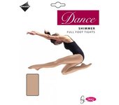 Silky Girls Dance Shimmer Full Foot Tights (1 par) 11-13